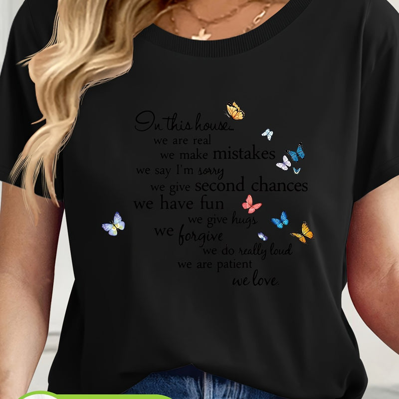 Women’s Casual Short Sleeve T-Shirt.