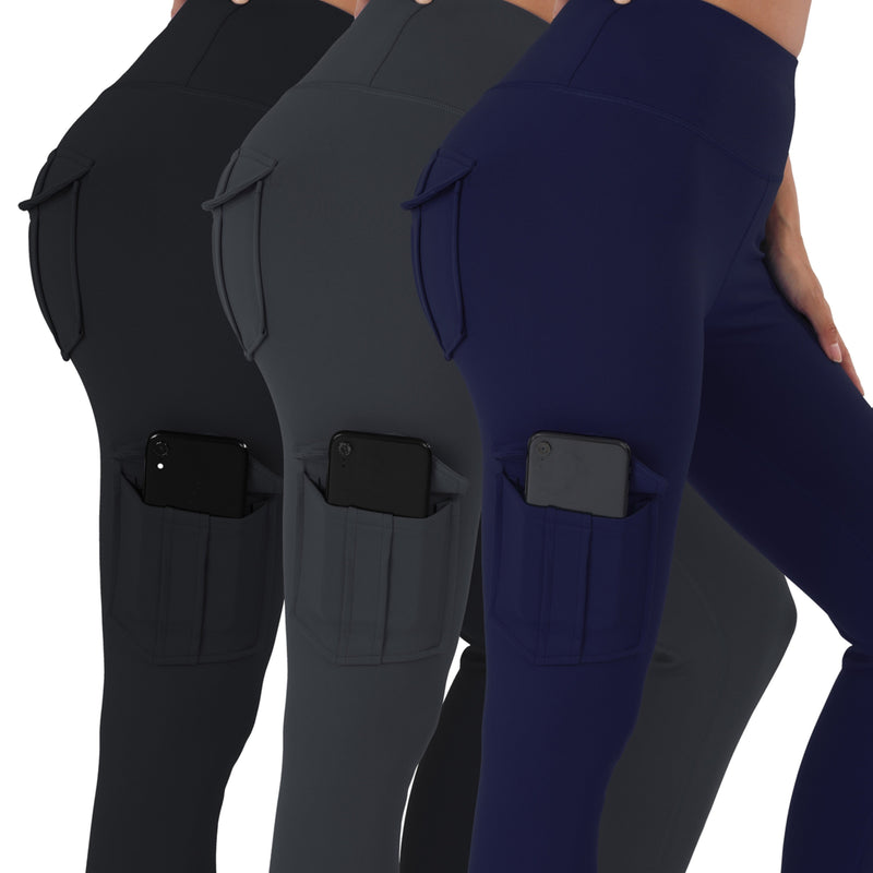 3pcs, Multiple Pieces, Thick Sports Pants for Women.