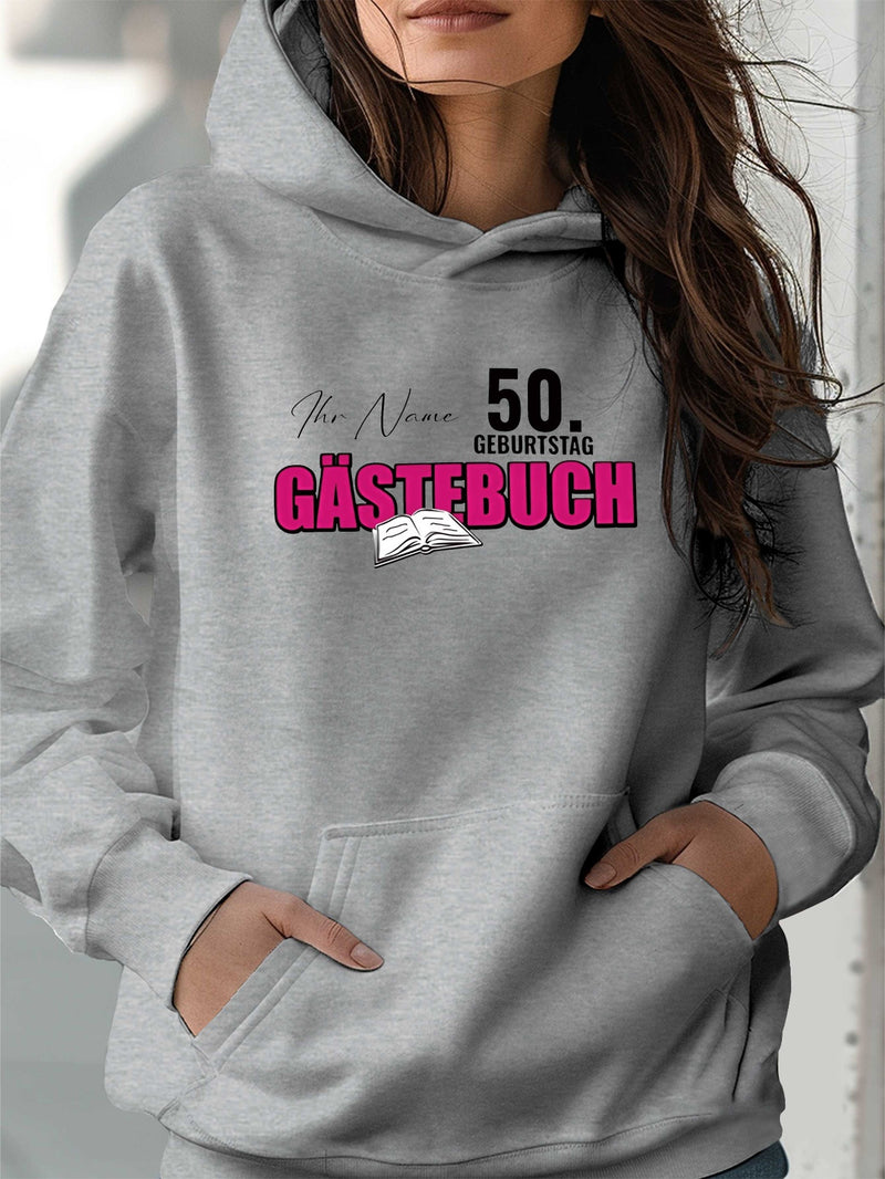 teediy Women'S 50th Birthday Hooded Sweatshirt.