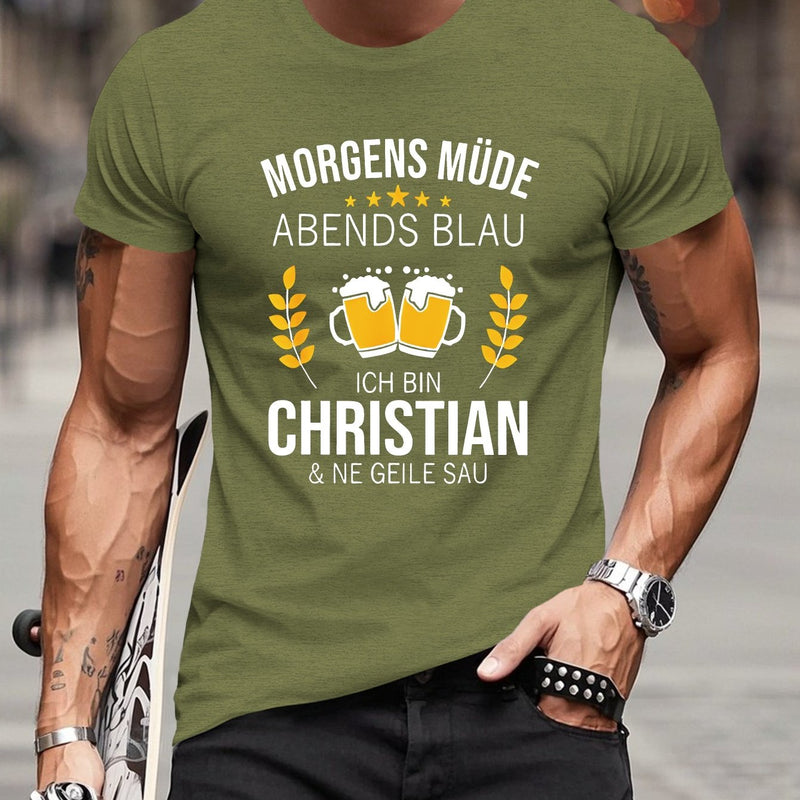 Men's Short Sleeve T-Shirt for Summer.