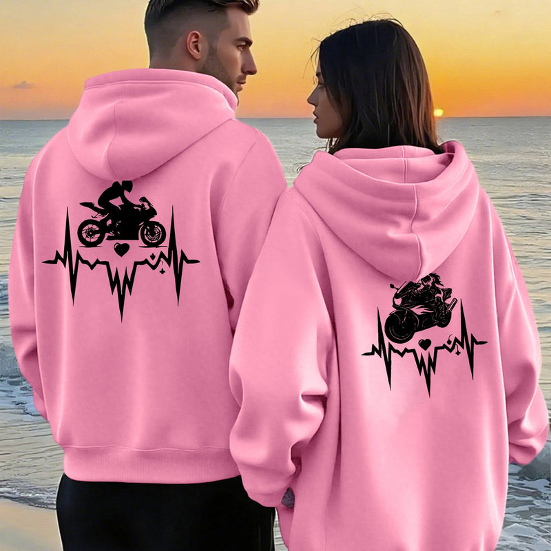 Couple Hoodies in a Casual Style.