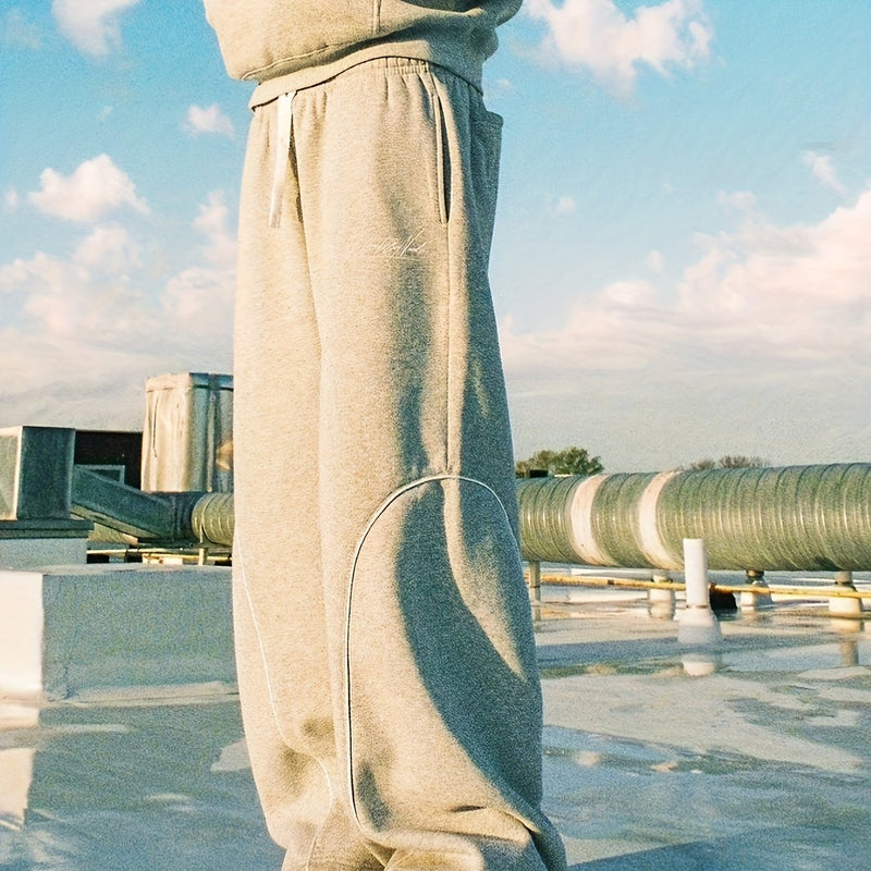 Men's & Women's Y2K Streetwear Oversized Straight-Leg Jeans-Style.