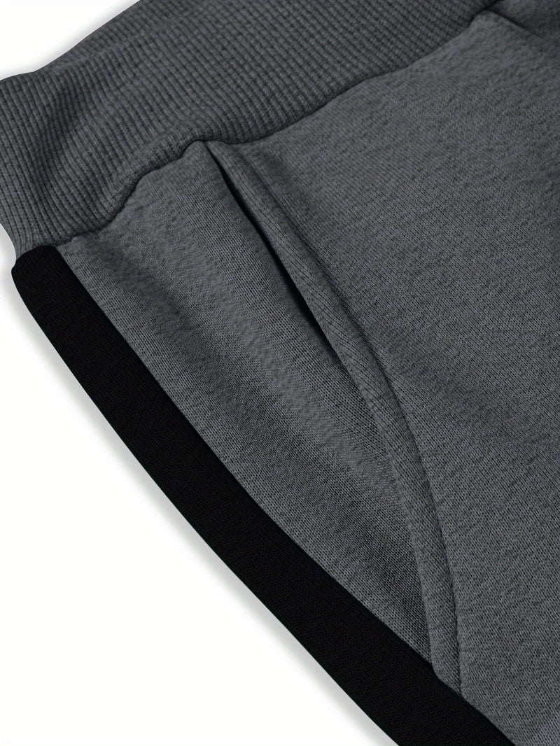 Men’s Athletic Joggers Featuring Printed Stretch Material for Gym And Jogging.