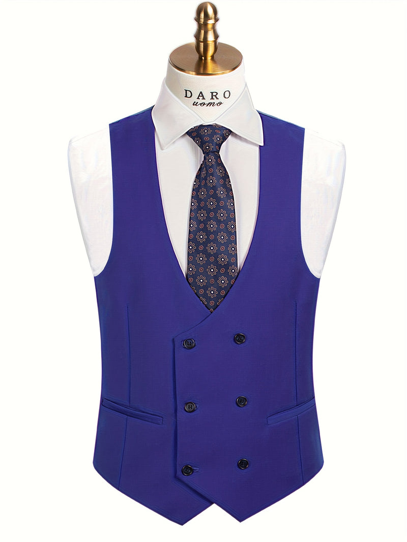 Business Casual 2-Button 3pcs Suit Set.