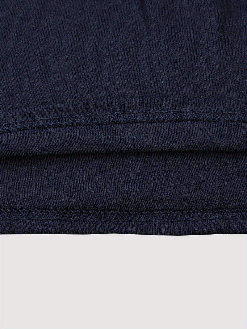 Women's Navy Blue T-Shirt.