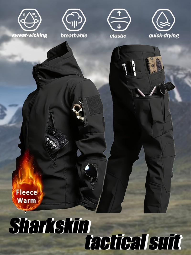 2pcs Men's Suit Jacket and Work Pants Tactical.