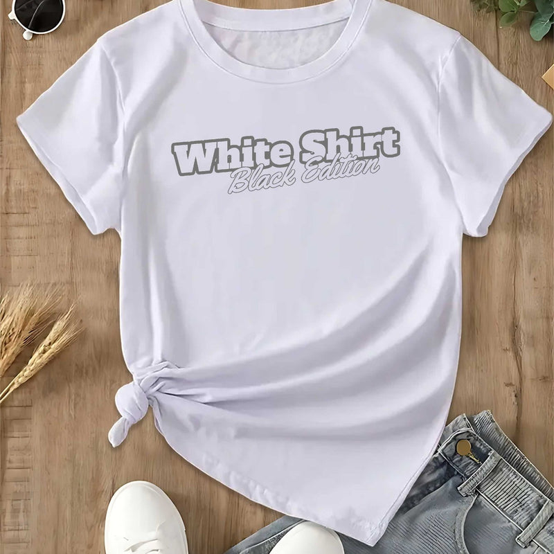 Women's T-Shirt with Short Sleeves.