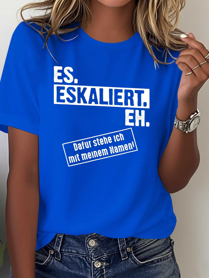 Women's Funny German Saying T-Shirt.