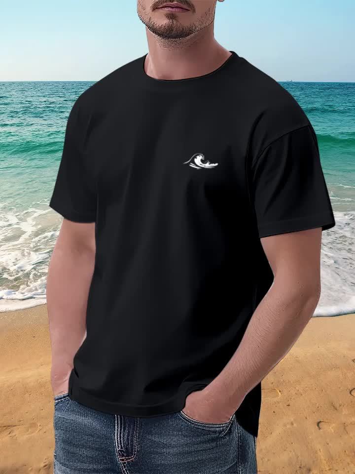 Men's Short Sleeve Printed T-Shirt.