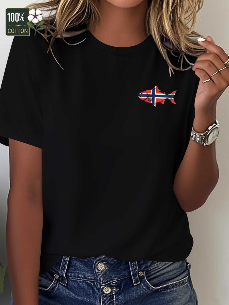 Women’s Casual Short Sleeve T-Shirt.