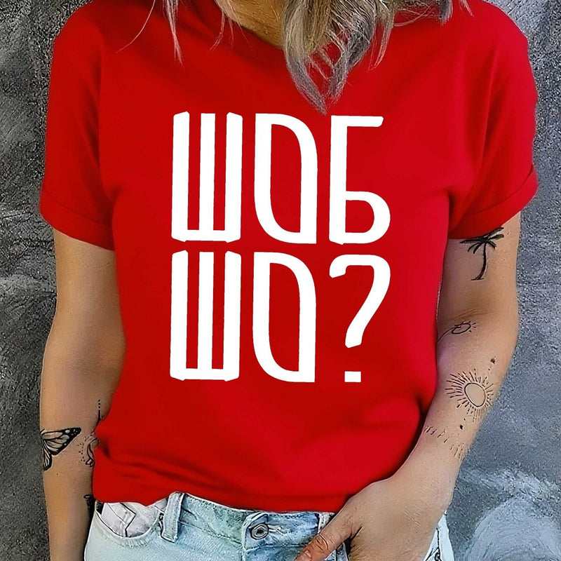 Women's T-shirt Short Sleeves.