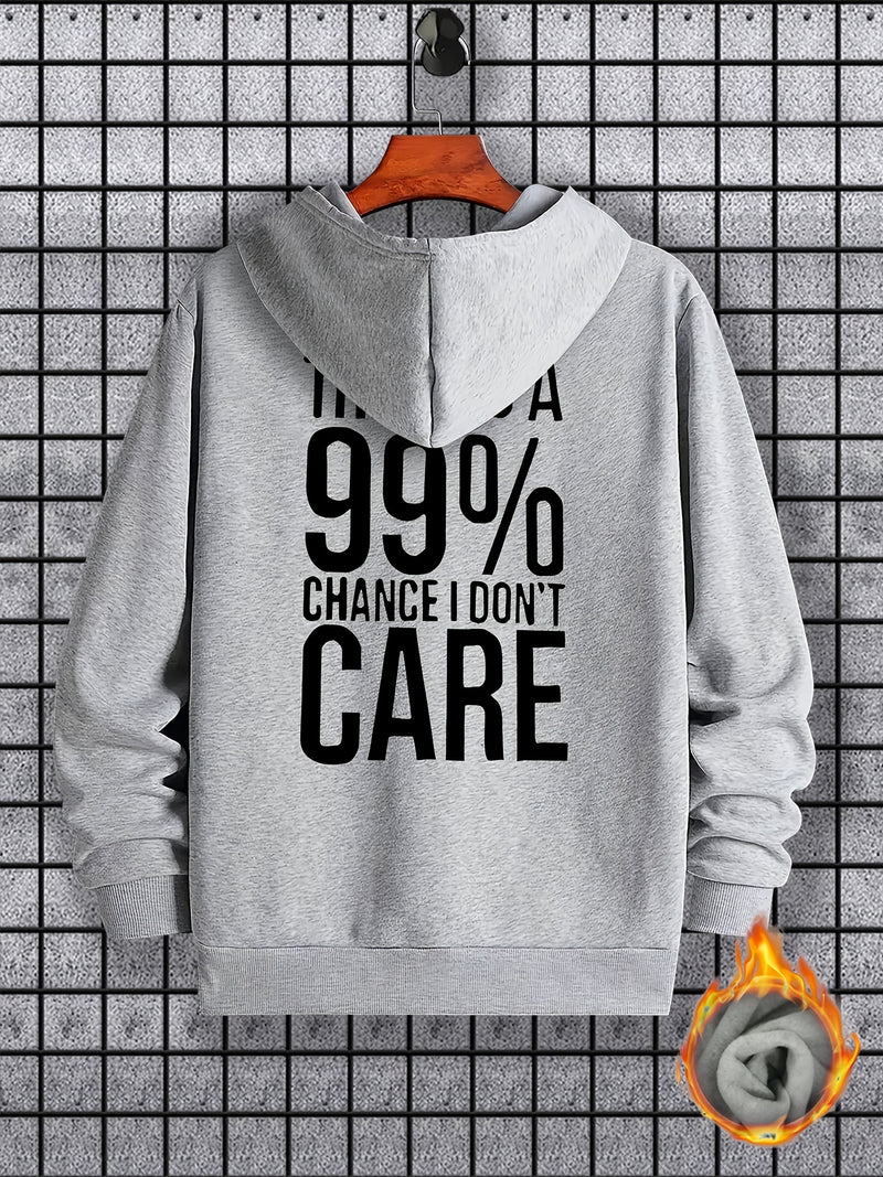 Men's Casual Pullover Hooded Sweatshirt.