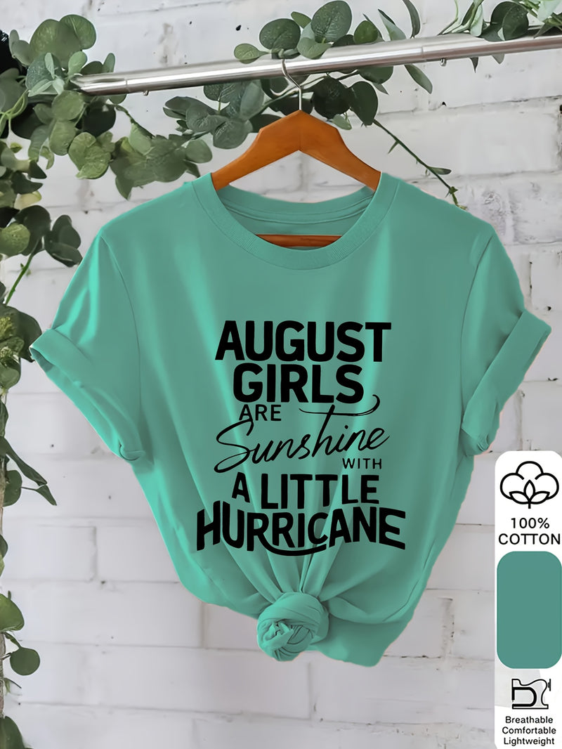 Women's Turquoise T-Shirt.