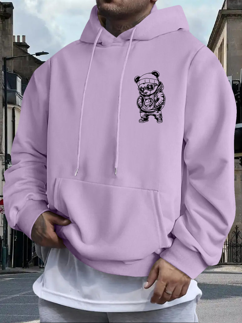 Men's Casual Hooded Sweatshirt.