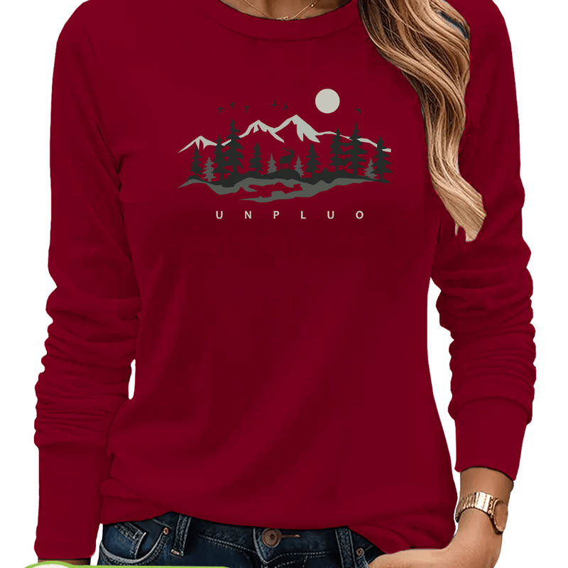 Women's T-Shirt, New Autumn/Winter Style Long Sleeve.