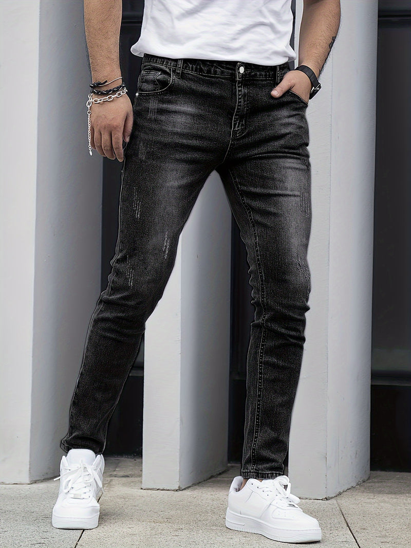 Men's Denim Slim Fit Slimming Black Stretch.