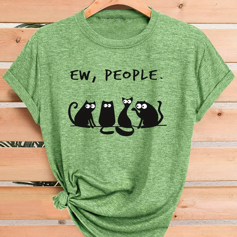 Women's Casual Short Sleeve T-Shirt.