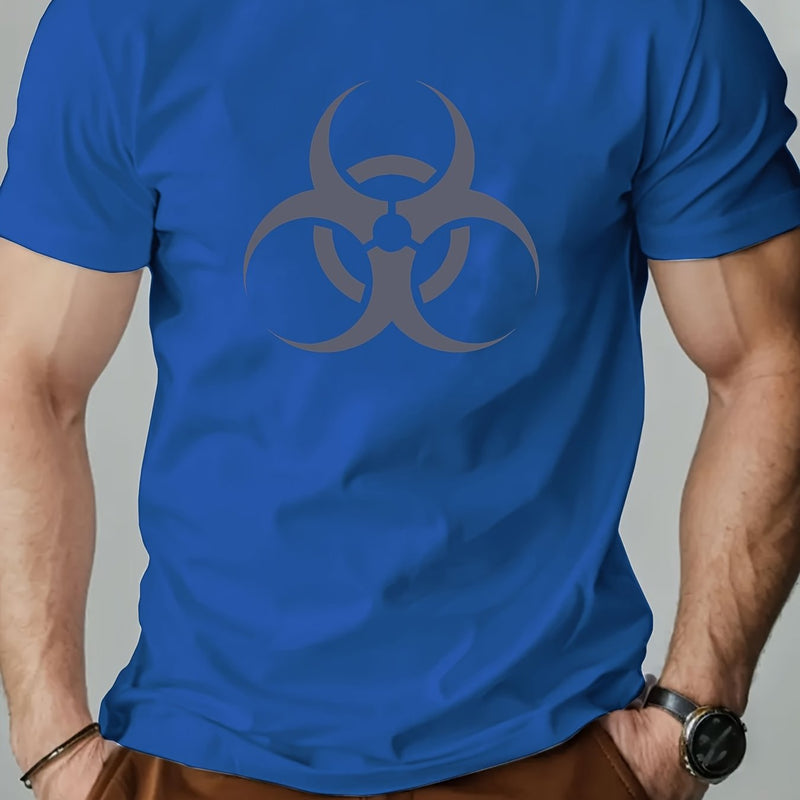 Men's Casual Crew Neck Short Sleeve T-Shirt.