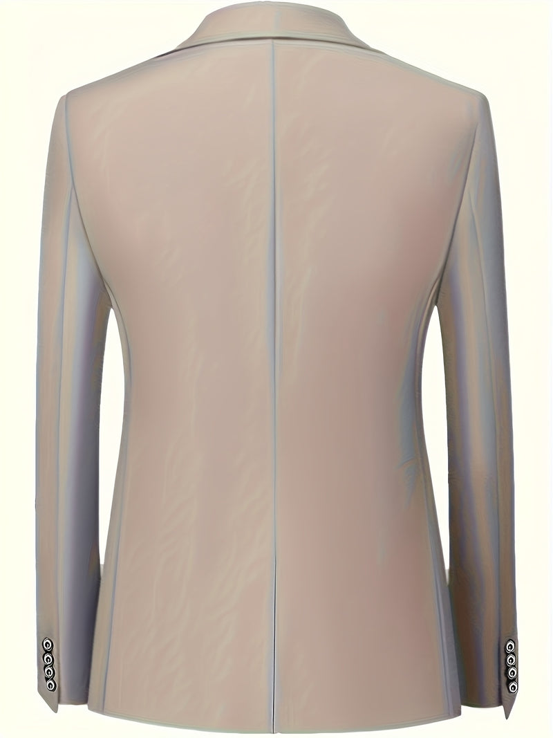 Men'S Premium Two-Piece Suit, Plus-Size Suit Set with Pants.