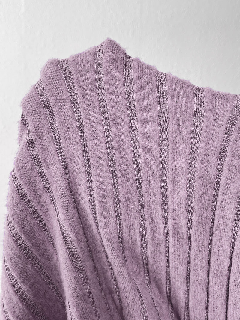 Women's Autumn And Winter Ribbed Fleece Set.