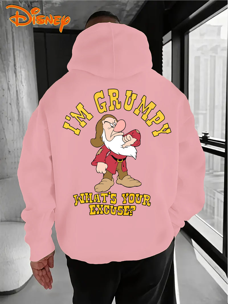 Men's Hoodie - Seven Dwarfs Cartoon Cute Pattern Hoodie.