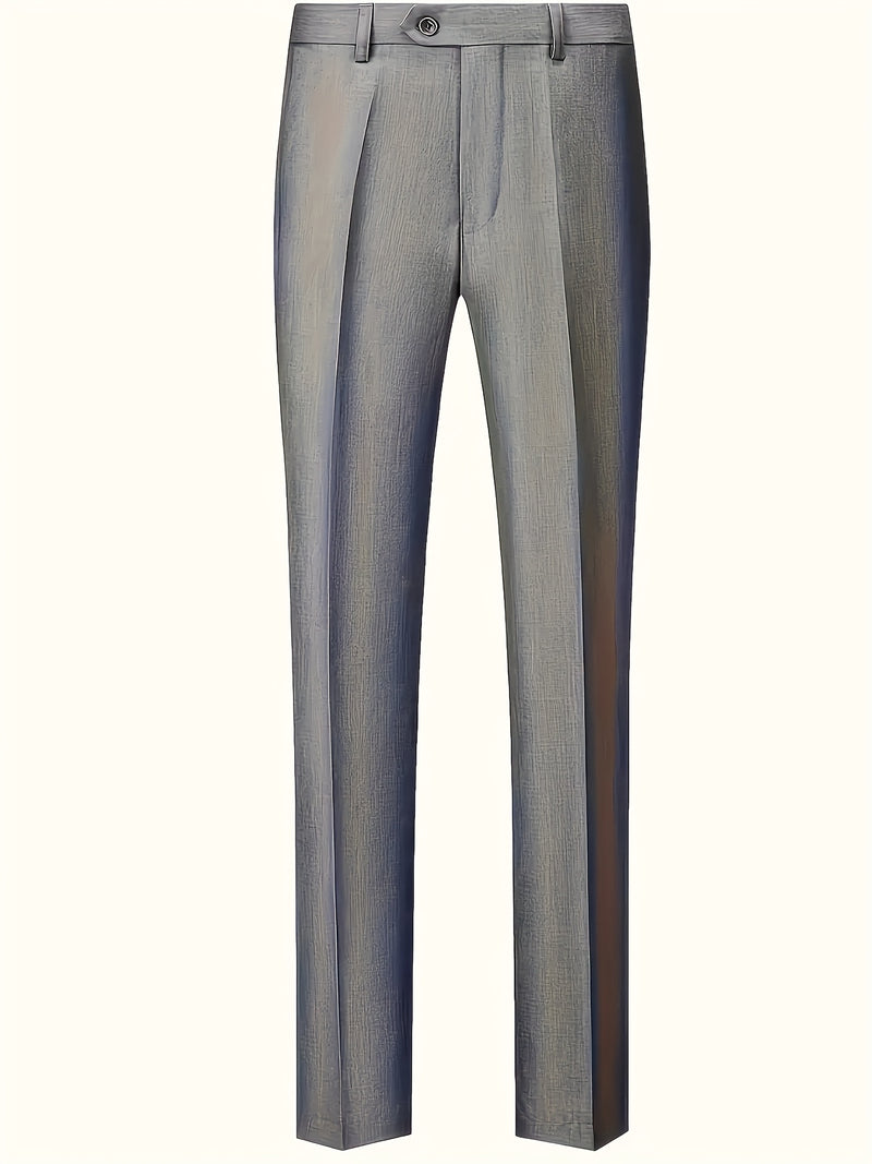 Men's 2pcs Suit, Including a Blazer And Trousers.