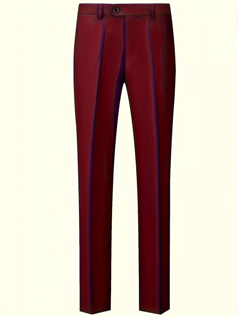 Three-Piece Suit, Business Formal Wear Set, Suit + Trousers + Vest.