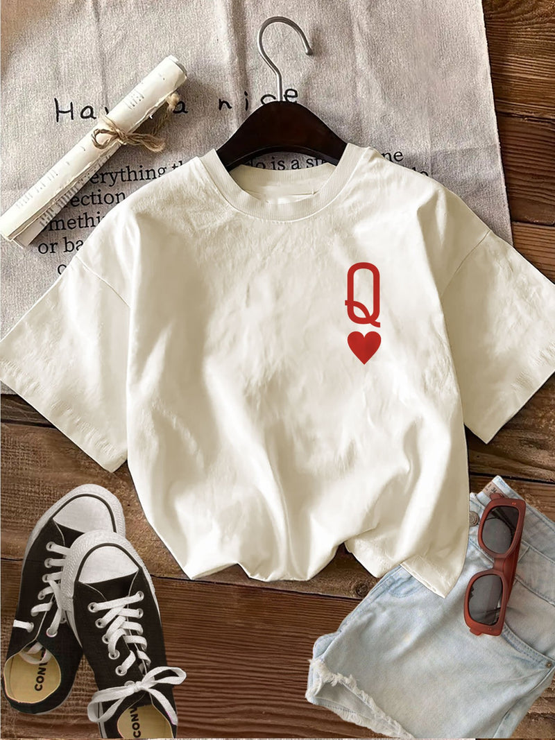 Women's Top with Double-Sided Print.