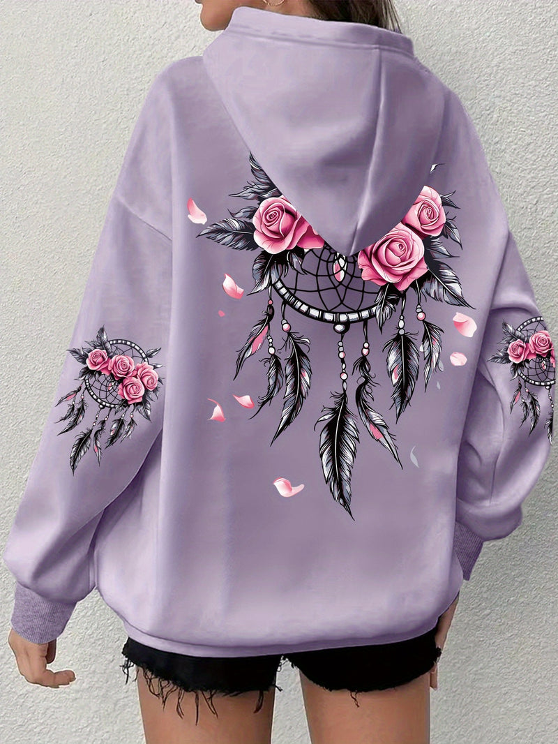 Women’s Comfortable Graphic Hoodie.