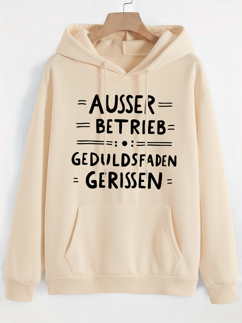 Women’s Drawstring Casual Hooded Sweatshirt for Winter & Fall.