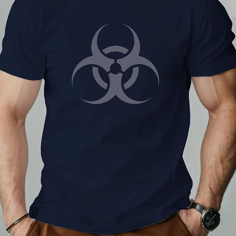 Men's Casual Crew Neck Short Sleeve T-Shirt.