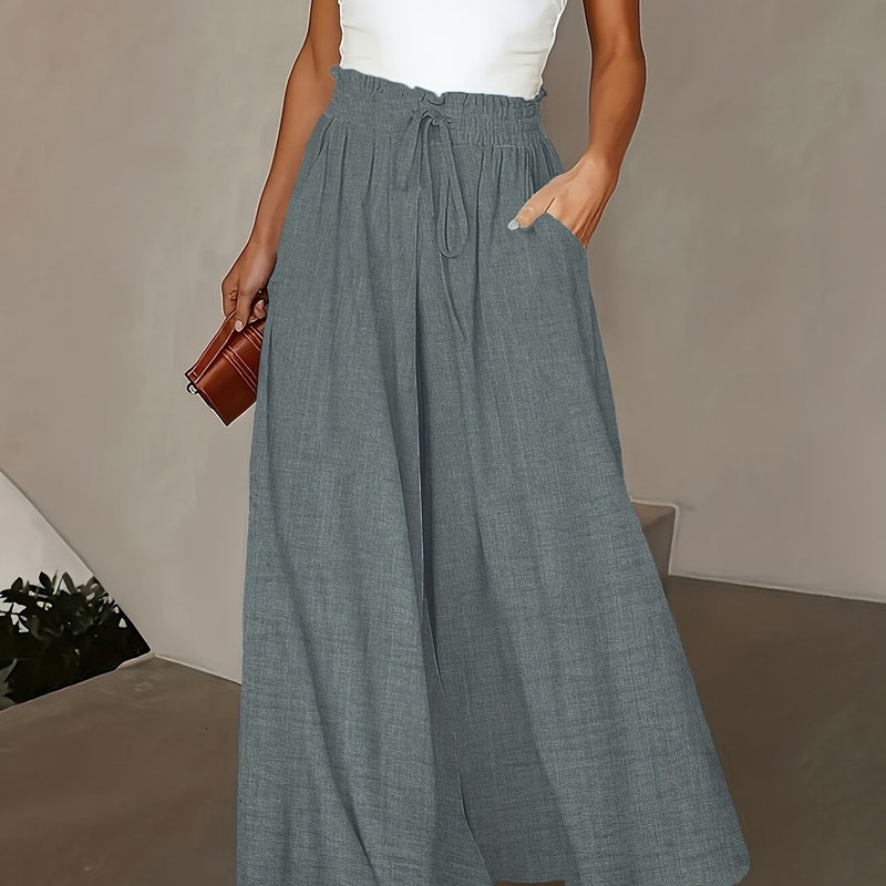 Spring And Autumn Women's Loose Long Pants.
