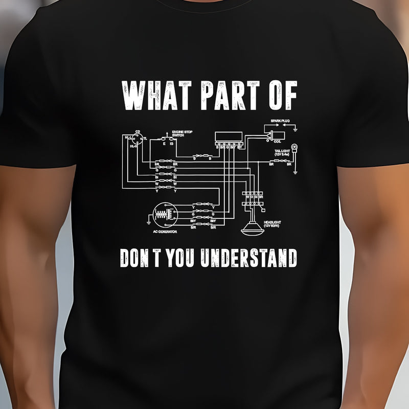 Men’s Electrical Engineer Funny Engineering Sarcasm T-Shirt.
