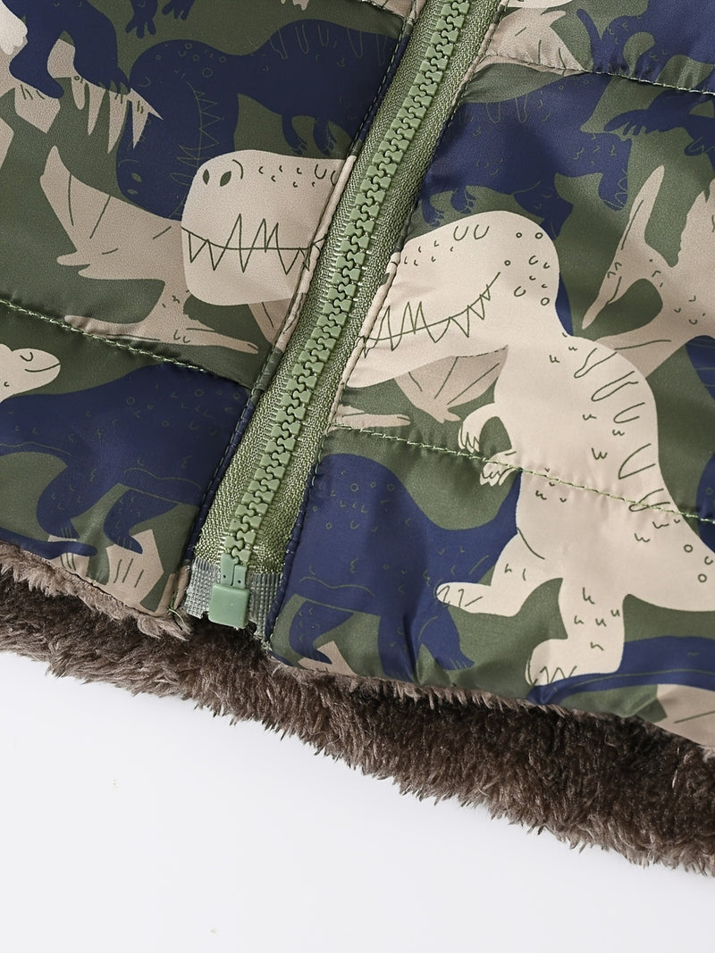 Boys Dinosaur Adventure Hooded Jacket.