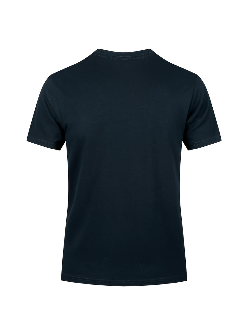 3pcs Men'S Short Sleeve Print T-Shirt.