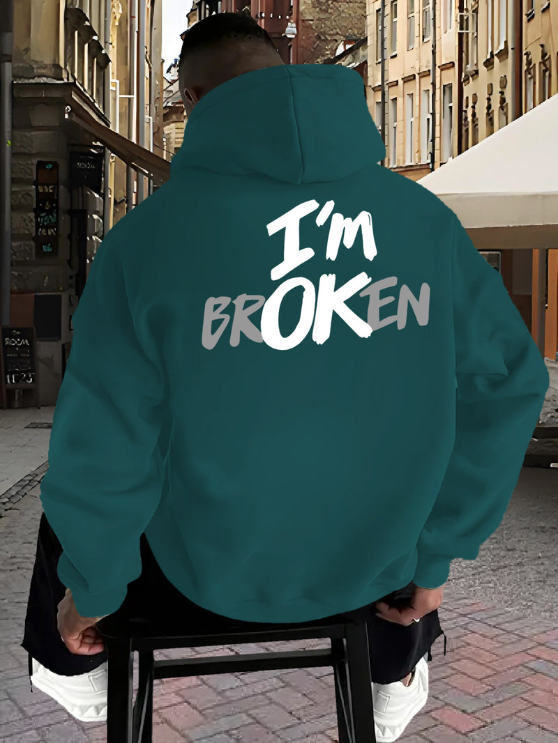 Men's Hooded Sweatshirt.