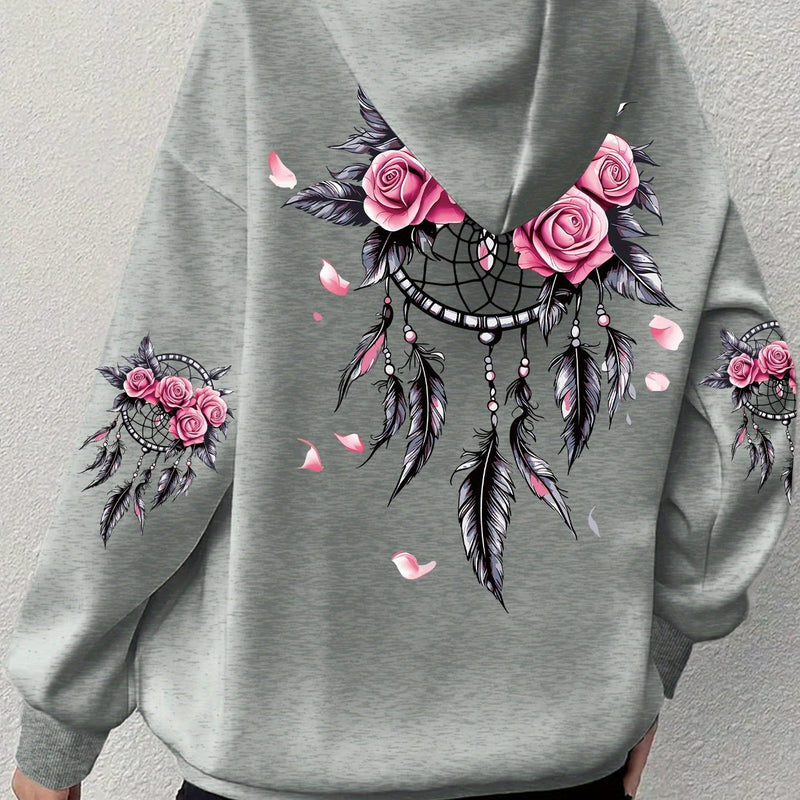 Women’s Comfortable Graphic Hoodie.