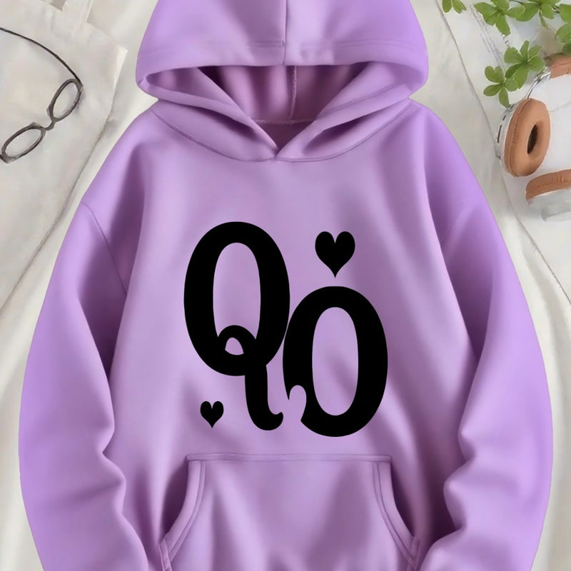 Women's Pocket Hoodie with Lining.