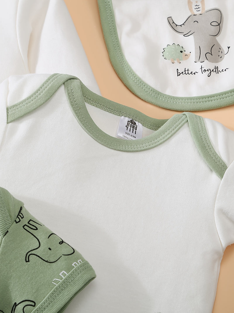 8pcs Set for Baby Boys, Spring/Summer Collection, Comfortable and Soft.