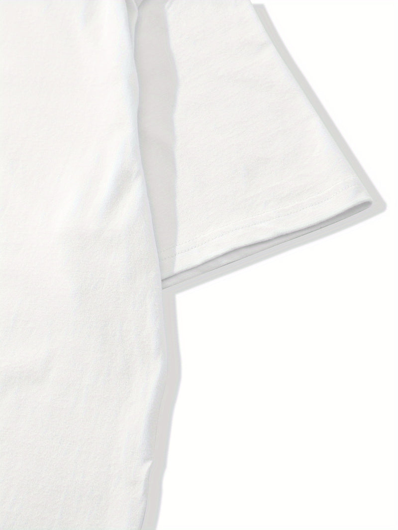 Men'S Fashion Short Sleeve Print T-Shirt.