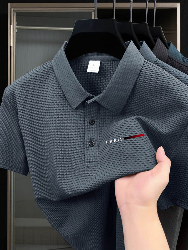 Plus Size Men's Summer Short Sleeve Shirt.