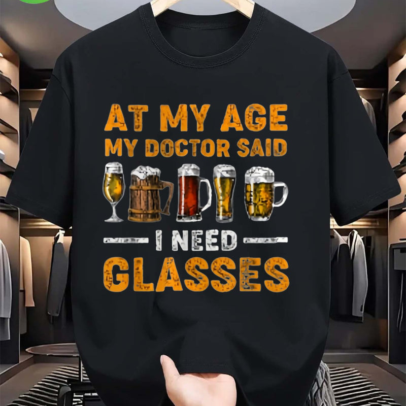 Men’s Black Graphic T-Shirt.