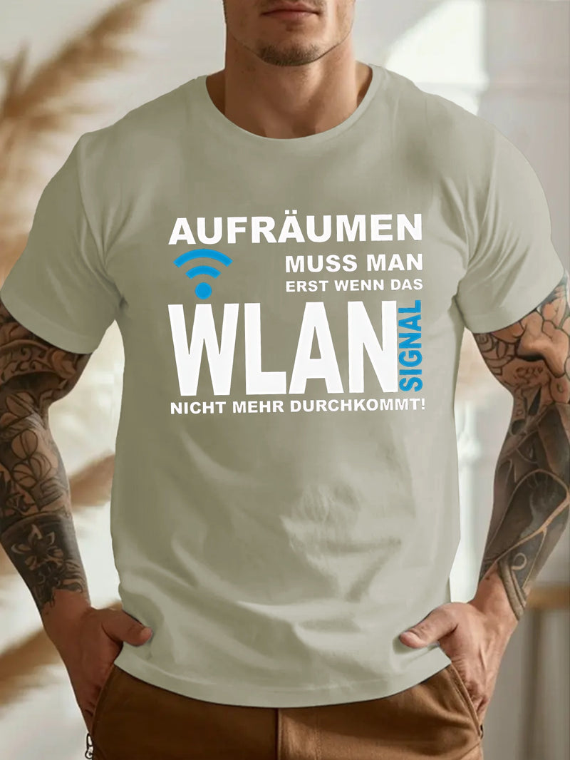 Men’s Fun German Crinkle Plus Size T-Shirt.