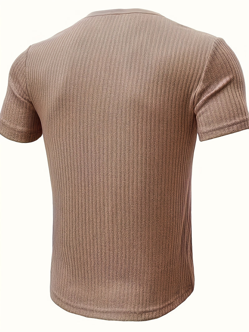 3pcs Men’s Short-Sleeved Fashion Trendy Top.