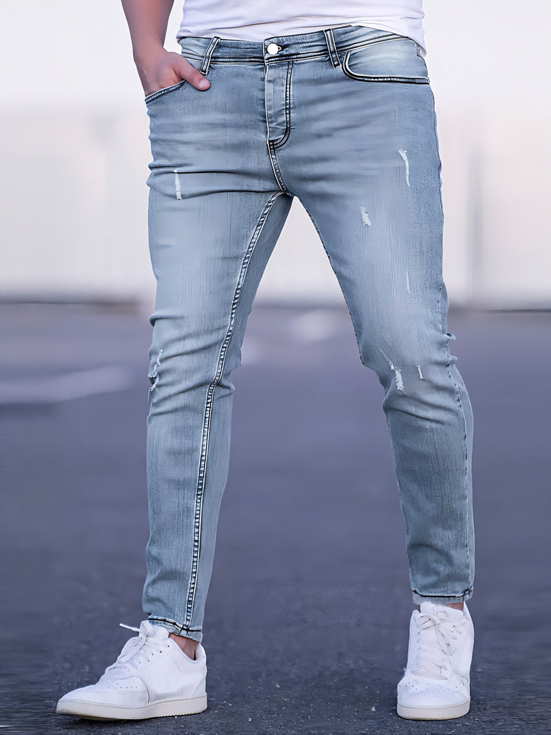 Gengyuan Shi - Men's Casual Stretch Pants 2pcs Set.