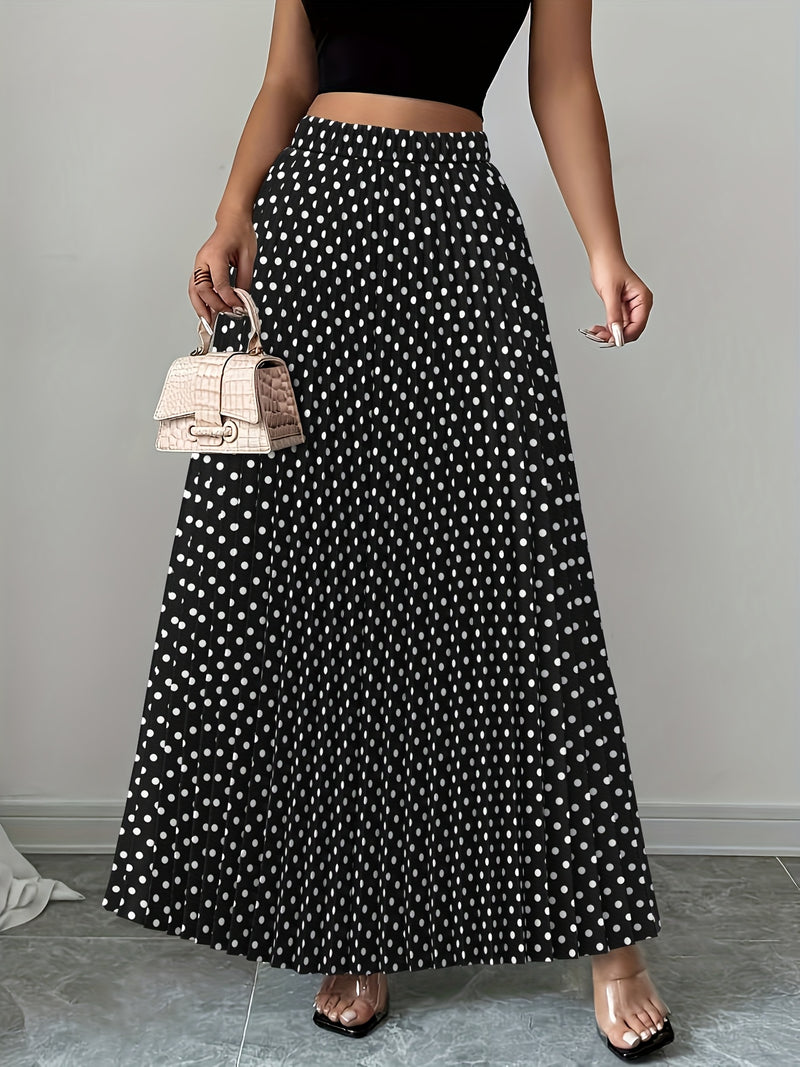 Elegant Women'S Midi Skirt, Long Skirt, Sun Pleats, Pleated Half Skirt.