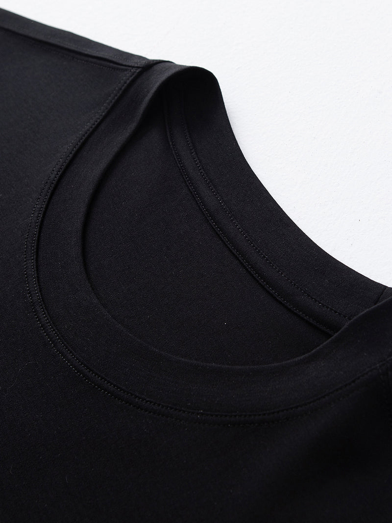 Set of 3 100% T-Shirts Featuring Letter Prints.