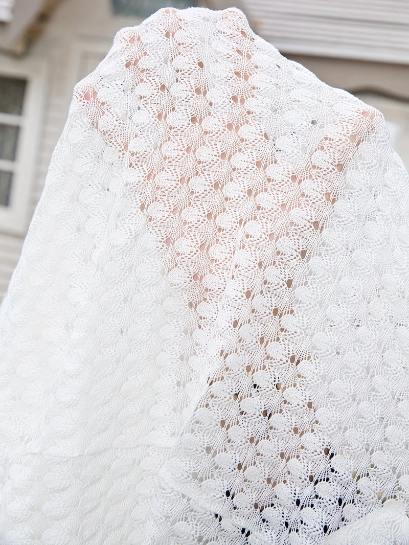 Women’s Featuring a Regular Solid Color Long-Sleeve Jacket And a Lace- Cardigan.