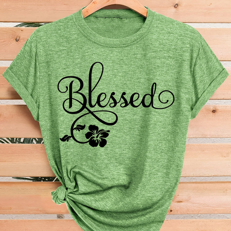 Women's Casual Short Sleeve T-Shirt.