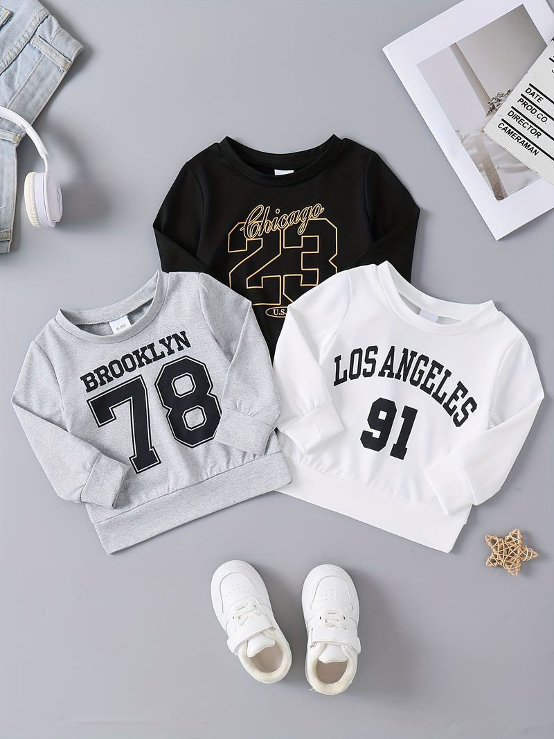 3pcs Baby And Toddler Sweatshirts.